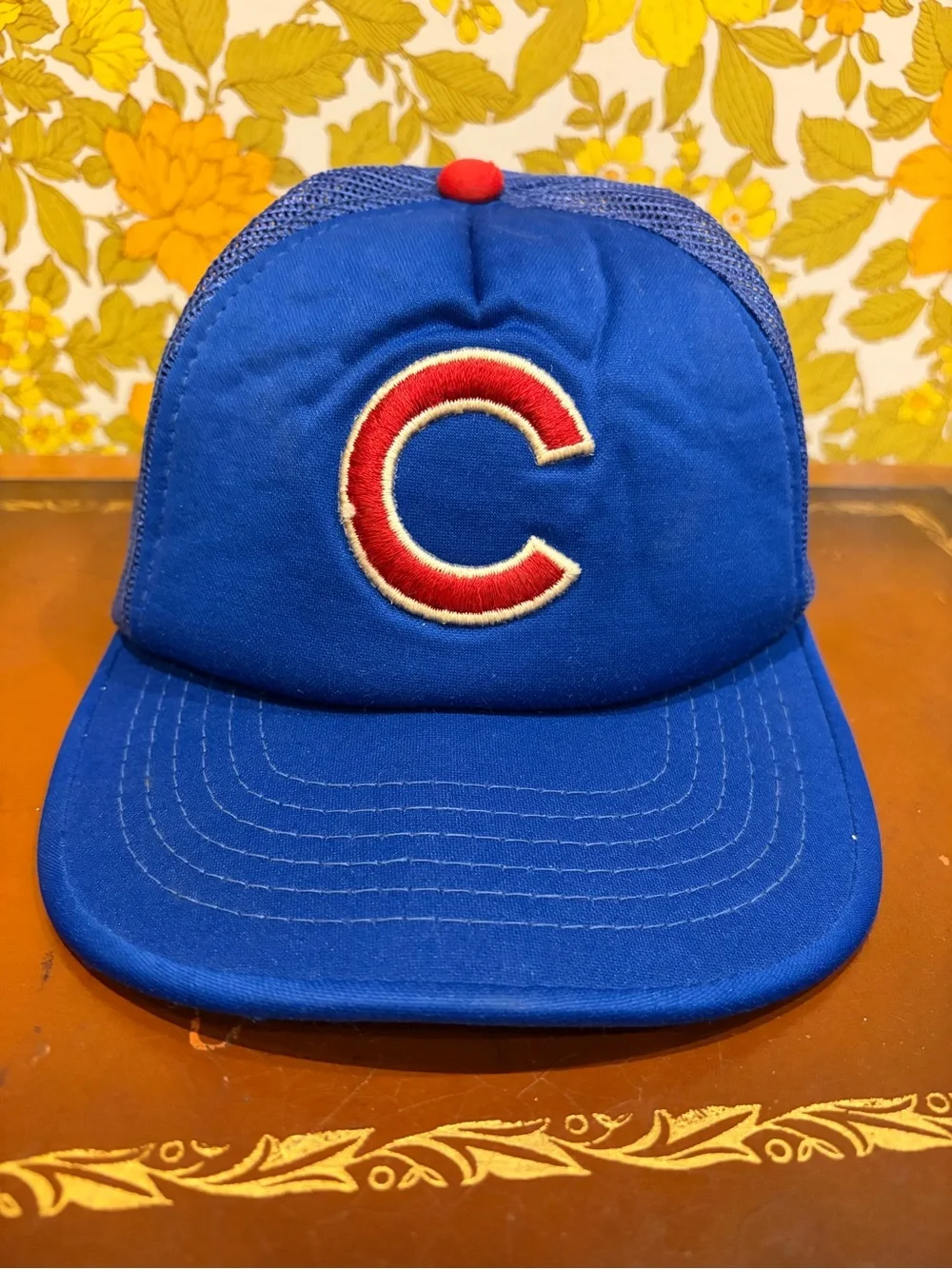 Vintage kids Chicago Cubs SnapBack trucker baseball hat